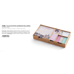 CAJA DE NOTAS ADHESIVAS DE 100 HOJAS DECORADAS ANEKKE MR18 GIFTS2 7106