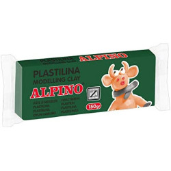 PLASTILINA CJ 12u. 150G VERDE PRADO ALPINO