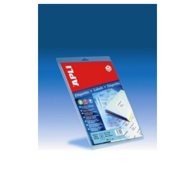 ETIQUETAS APLI I/L/C A-4 ARCHIVADOR 190*38 25H 01232