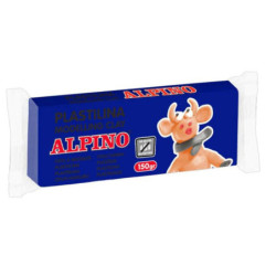 PLASTILINA CJ 12u. 150G AZUL ALPINO