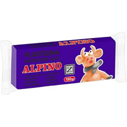 PLASTILINA CJ 12u. 150G VIOLETA CLARO ALPINO