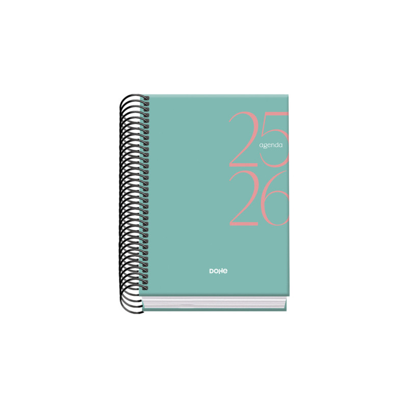 AGENDA ESCOLAR DOHE25 25/26 BASIC SYSTEM TE A-6 DP VERDE 52066