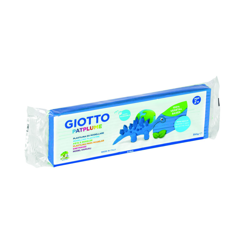 PLASTILINA PATPLUME 350G AZUL GIOTTO