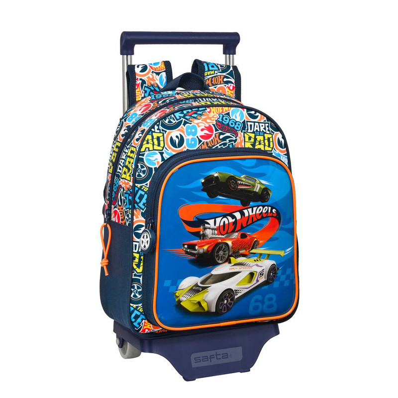 MOCHILA 524+CARRO 705 HOT WHEELS "CHALLENGE" 612238020 33*27 SAFTA22