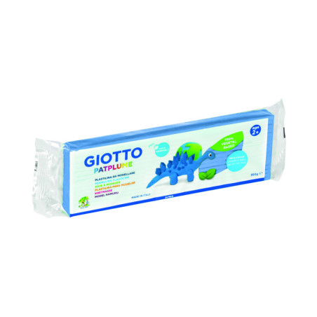 PLASTILINA PATPLUME 350G AZUL CLARO GIOTTO