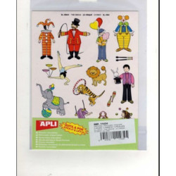 ETIQUETAS APLI GOMETS EL CIRCO 3H REF.11434 ^