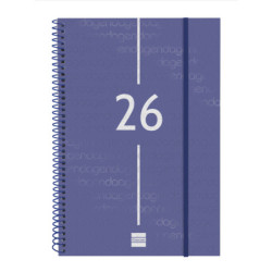 AGENDA YEAR E11 SVV 2026 AZUL+ FINOCAM26 742061026 172 X 14 X 242 MM