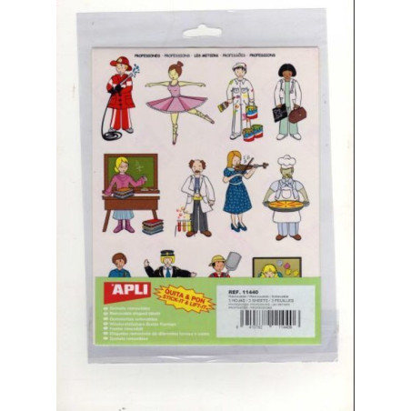 ETIQUETAS APLI GOMETS PROFESIONES 3H REF.11440 ^