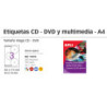 ETIQUETAS APLI I/L/C A-4 CD OPACA MEGA 3*HOJA 100H 10294