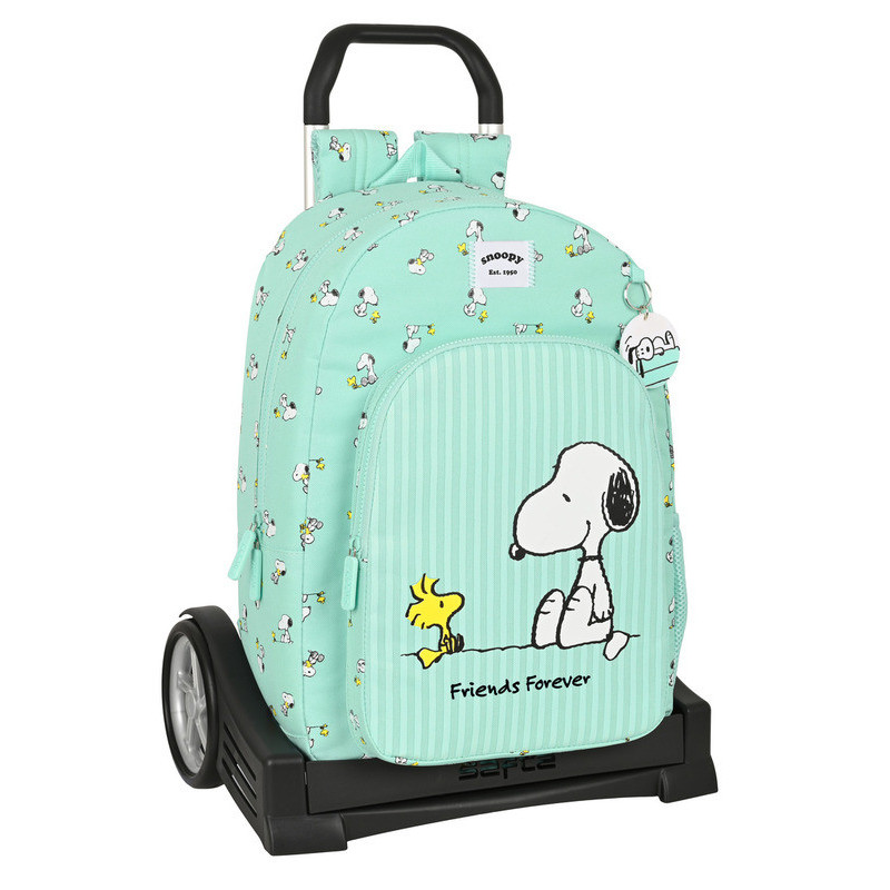 MOCHILA 876+CARRO EVOLUTION SNOOPY "FRIENDS FOREVER" 612239860 46*30 SAFTA22