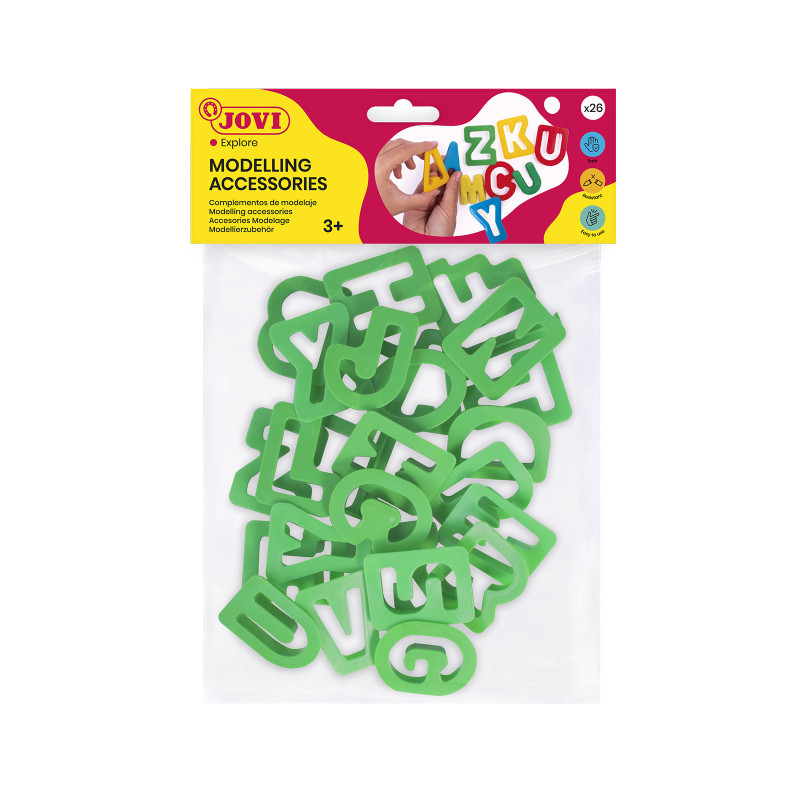 MOLDES LETRAS ABECEDARIO SET 26 LETRAS JOVI 7A