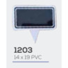 LETRERO PVC 9*14 C/PINCHO PARA MARCADOR TIZA LIQUIDA PTE 10U MOD 1203