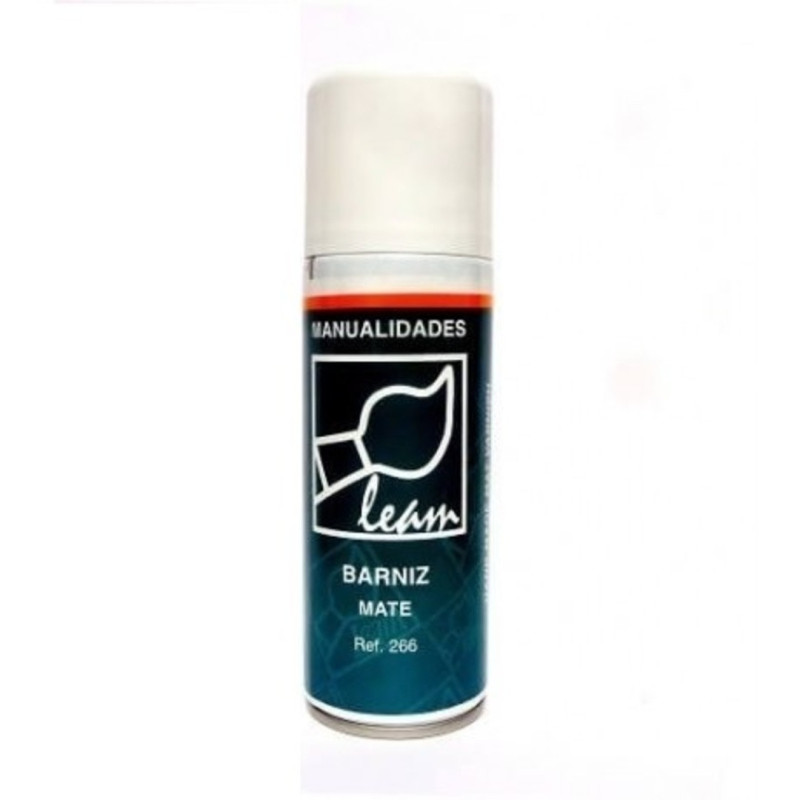 SPRAY ACRILICO BARNIZ MATE LEAM BOTE 200ML UNIDAD REF 266