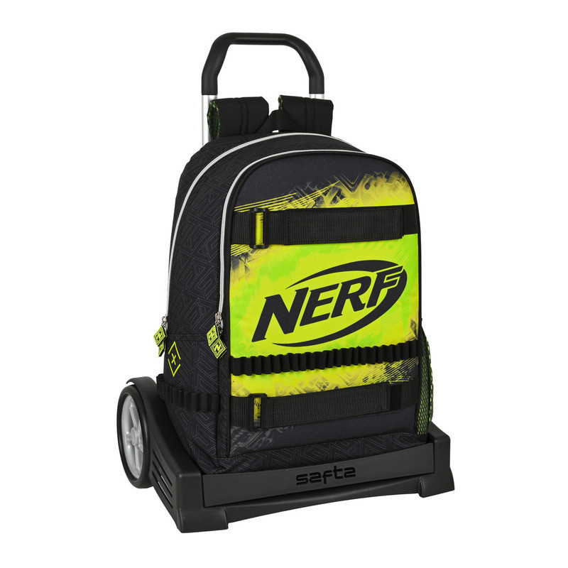 MOCHILA 740+CARRO EVOLUTION NERF "NEON" 612240860 44*31 SAFTA22
