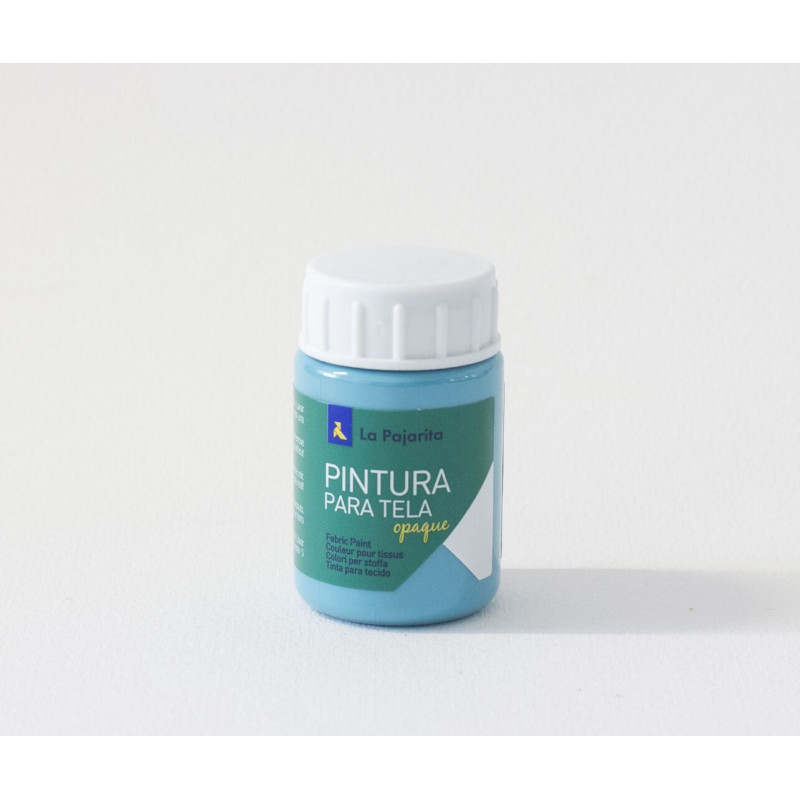 TELA OPACA TO-19 TURQUESA LA PAJARITA 209422 35 ML UNIDAD