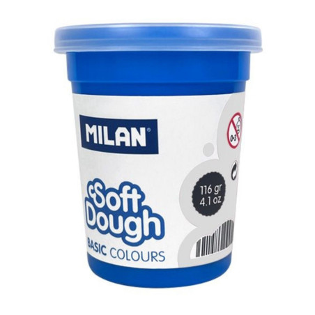 PASTA BLANDA SOFT DOUGH CJ. 4 BOTES 116 G, BLANCO MILAN