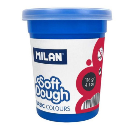 PASTA BLANDA SOFT DOUGH CJ. 4 BOTES 116 G, ROJO MILAN