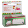ETIQUETAS FELICIDADES NAVIDAD APLI ROLLO 36U SURTIDAS 17217