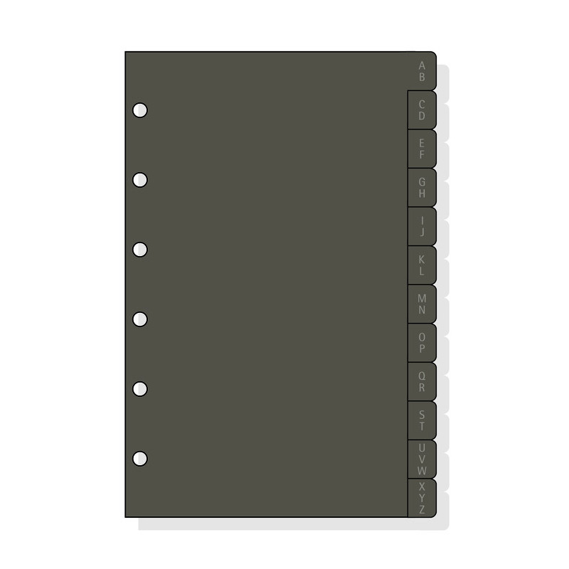 AGENDA RECAMBIO FINOCAM 603 INDICE A-Z PLASTICO C361