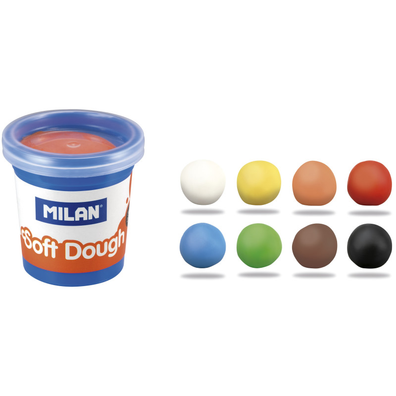 PASTA BLANDA SOFT DOUGH CJ. 8 BOTES 59 G CON HERRAMIENTAS BARBACOA MILAN
