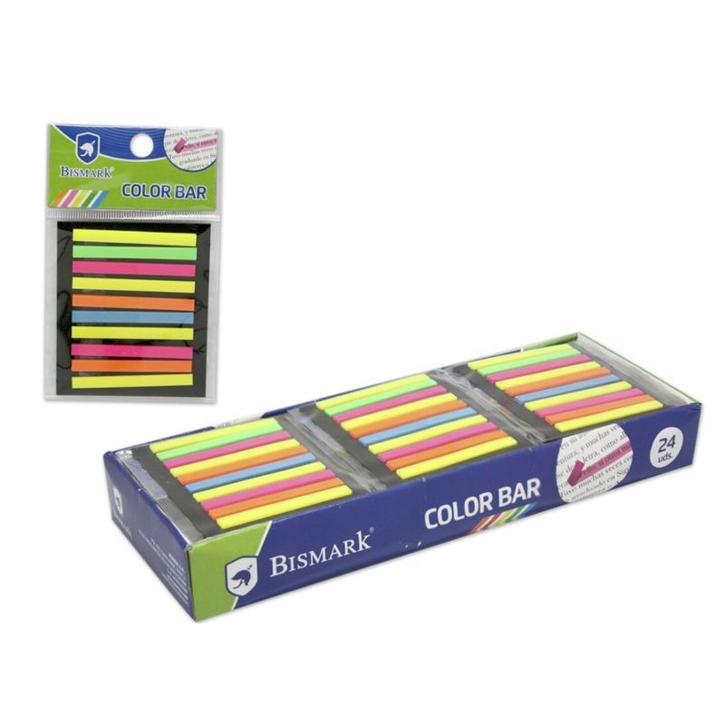 BANDA FLUORESCENTE BISMARK 10*45MM 5 COLORES PP POESSA 323604