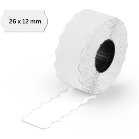ETIQUETAS MAQ. PRYSE 26*12 BLANCO PERMANENTE ROLLO 1000U