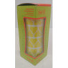 ETIQUETAS INETA GOMETS ROLLO CORAZONES Y LAGRIMAS 16/9MM AMARILLO 2063