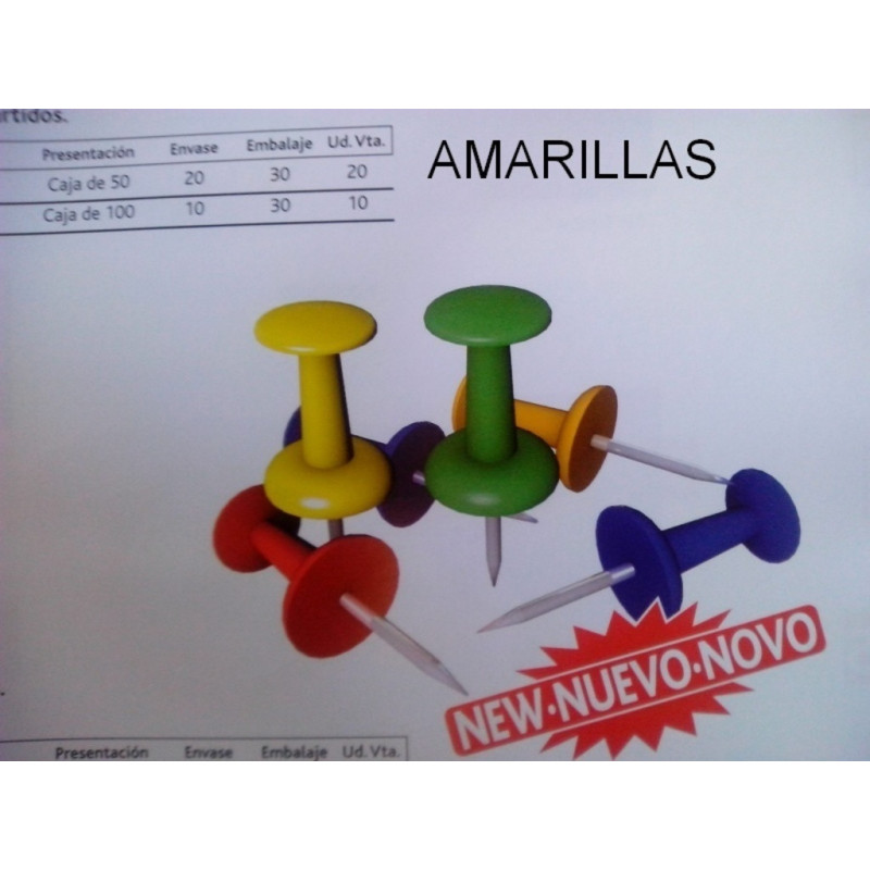 AGUJA SEÑALIZADORA AMARILLA CAJA 100U ARTES