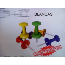 AGUJA SEÑALIZADORA BLANCA CAJA 100U ARTES