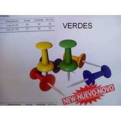 AGUJA SEÑALIZADORA VERDE CAJA 100U ARTES