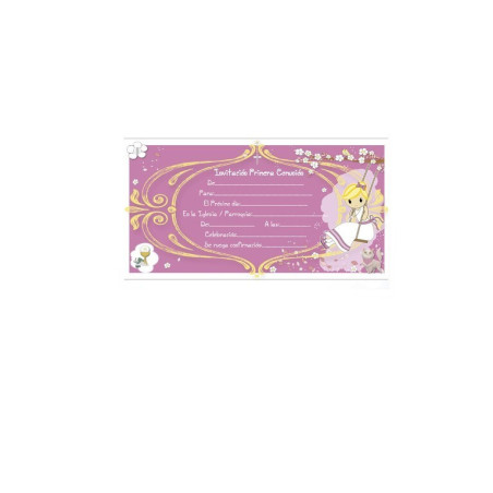 TARJETA INVITACION COMUNION ARGU GATO NIÑO 41552