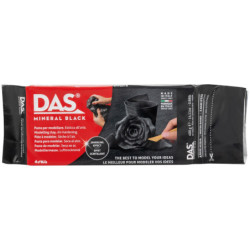 PASTA MOLDEAR MINERAL BLACK 400 G DAS