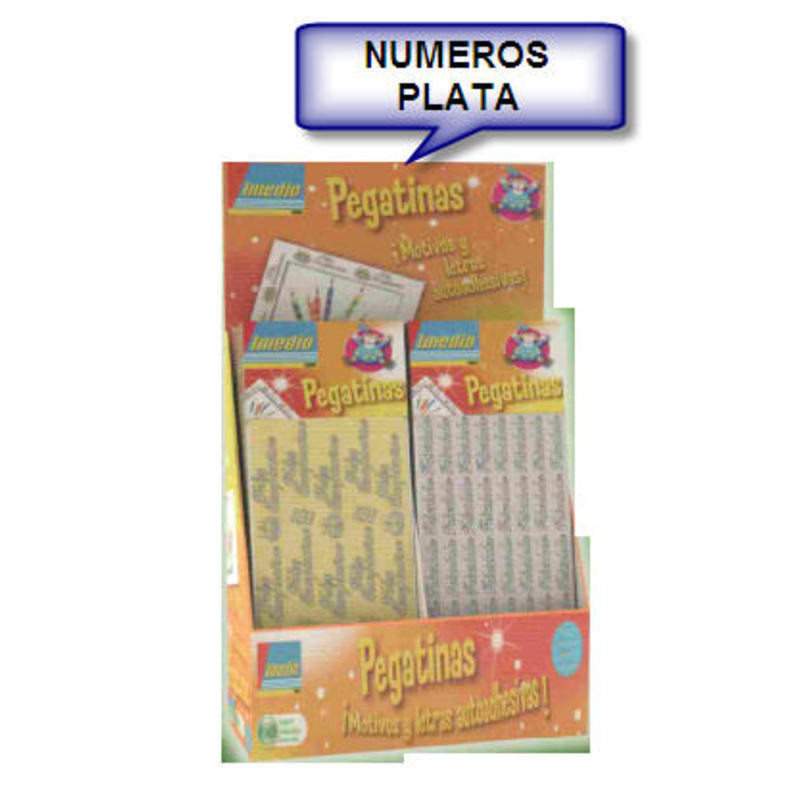 ETIQUETAS FELICIDADES RELIEVE IMEDIO NUMEROS PLATA ^