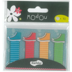 BANDERITA MAILDOR 12*45MM 4 COLORES PP ZAPATOS 60642 ^
