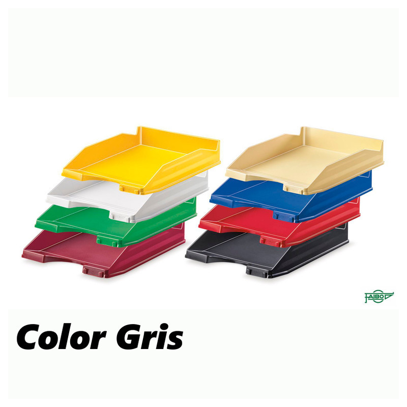 BANDEJA APILABLE FAIBO PLASTICO GRIS OPACO 93-08