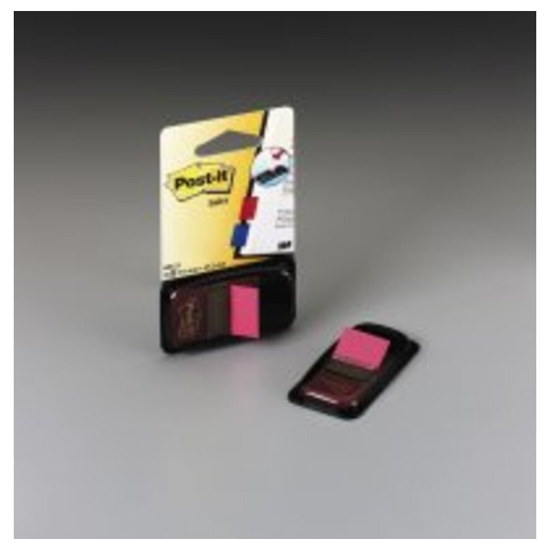 BANDERITA POST-IT 680 25*43MM ROSA BRILLANTE 3M