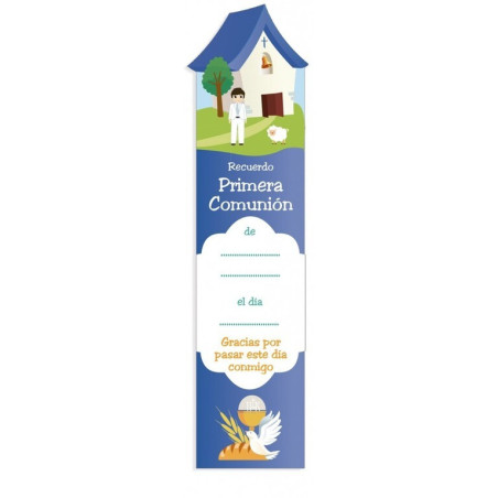 PUNTO LECTURA COMUNION ARGU IGLESIA NIÑO AZUL 40083 PTE 25U ^