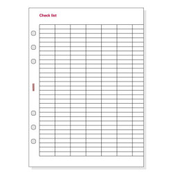 AGENDA RECAMBIO FINOCAM OPEN 1000 CHECKLIST R1001