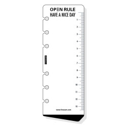 AGENDA RECAMBIO FINOCAM OPEN 400 REGLA C/BANDERITAS ADHESIVAS R459