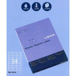 ETIQUETAS LOAN A-4 70*37 100H E-013 (24)