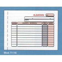 TAL. LOAN ALBARANES T-124 8º TRIPLI APDO