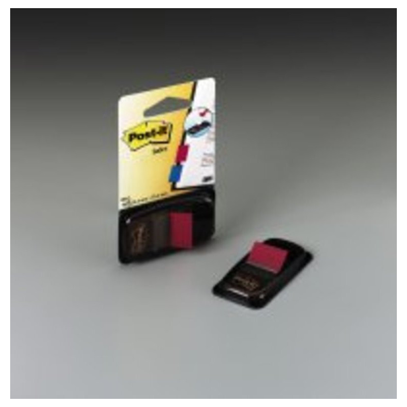 BANDERITA POST-IT 680 25*43MM ROJO 3M