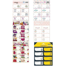 ETIQUETAS ERIK NOMBRE SOBRE 2H MODELOS DECORADOS SURTIDOS