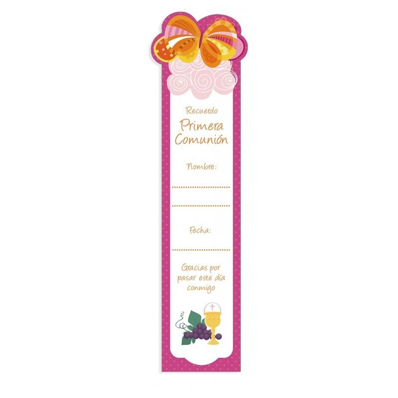 PUNTO LECTURA COMUNION ARGU MARIPOSA ROSA 40068 PTE 25U ^