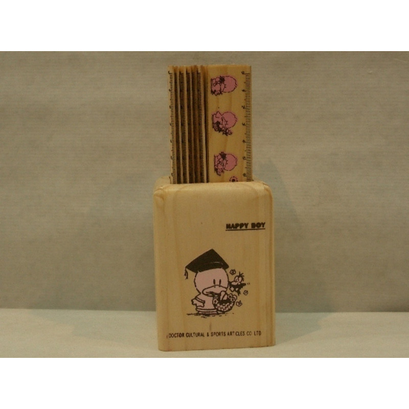 REGLA MADERA CUBILETE C/24 UNID 15CM  BF ^