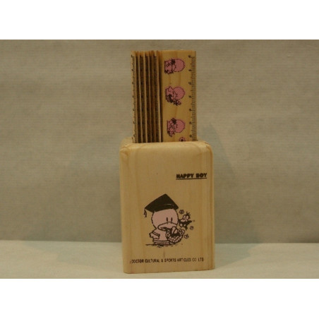 REGLA MADERA CUBILETE C/24 UNID 15CM  BF ^