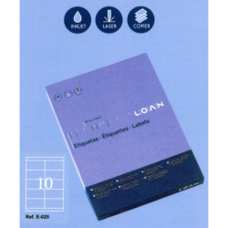 ETIQUETAS LOAN A-4 105*57 100H E-025 (10)