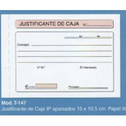 TAL. LOAN JUSTIFICANTE CAJA T-147 8º APDO PTE 10U