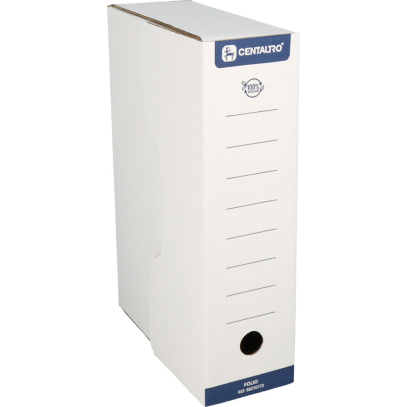 ARCHIVADOR DEFINITIVO CARTON FOLIO BLANCO FSC CENTAURO C/50U GRAFOPLAS 86010170