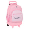 MOCHILA GDE. C/RUEDAS COMPACT EXTRAIBLE BENETTON "VICHY" SAFTA23 ENERO 612253918
